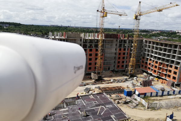 Видеонаблюдение на строительной площадке