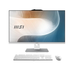 Моноблок MSI Modern AM272P 1M-678XRU белый (27", 1920 х 1080 IPS, Intel Core 7 150U, 16Gb, SSD 512Gb, noOS, беспроводная клавиатура+мышь)
