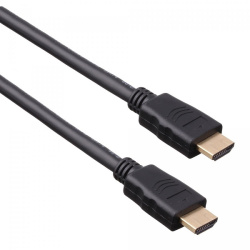 Кабель HDMI- HDMI  1.8м ExeGate <EX-CC-HDMI2-1.8F>, v2.0, 2 фильтра, позолоченные контакты