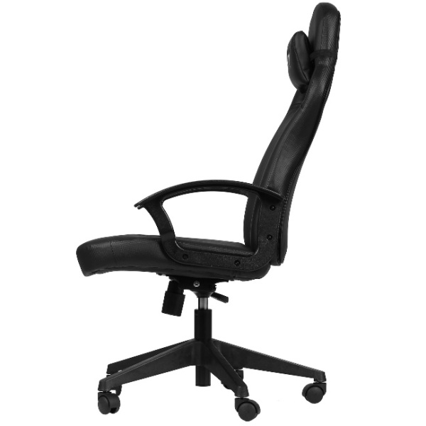 Кресло игровое A4Tech X7 GG-1000B черный (экокожа, 120кг, крестовина пластик, колесики пластик, подголовник)