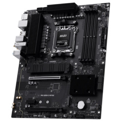Материнская плата MSI PRO B850-S WIFI6E (LGA AM5, AMD B850, ATX, 4xDDR5 5600 МГц, 4xSATA, 2xM.2, 2хPCI-E x16, 1хPCI-E x1, HDM/DP, Wi-Fi, Bluetooth)